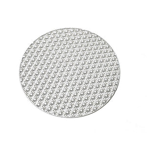 6pcs Restaurant round environmental friendly PVC meal mat Nordic anti-hot table mat steak plate pad placemat for dining table