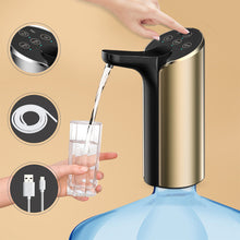 Load image into Gallery viewer, Automatic Electric Water Dispenser Pump Stainless Steel Gallon Portable Drinking Bottle Switch Smart Wireless Water Pump New
